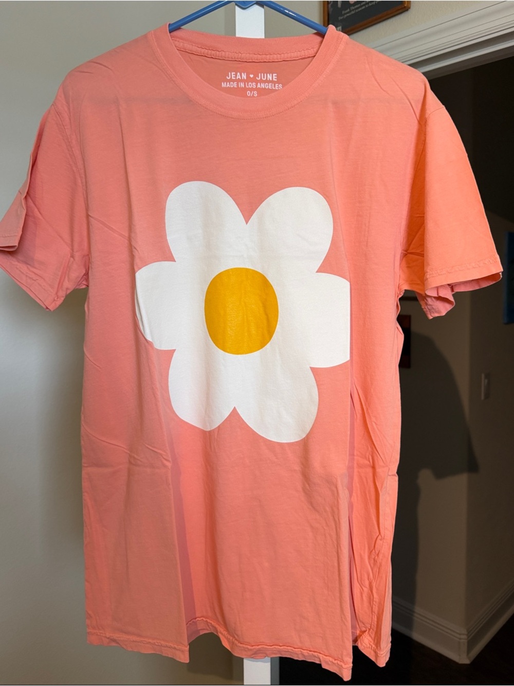 Jean + June Coral Daisy Graphic Tee